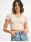 Only Top Kika V Neck Crop rosa