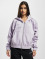 PEGADOR Zip Hoodie Hills Cropped lilla