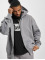 PEGADOR Zip Hoodie Logo Oversized Vintage šedá