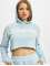 Starter Sweat capuche Ladies Cropped bleu