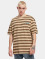 Starter T-Shirt Look For The Star Striped Oversize beige