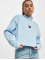 Tommy Jeans Longsleeve Badge Mock Crop blau