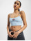 Tommy Jeans Top Rib Badge Crop azul