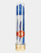 Tubelaces Shoelace Flat Splatter Ii  blue