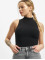 Urban Classics Body Ladies Sleeveless Turtleneck  zwart