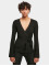 Urban Classics Cardigan Ladies Rib Knit Wrapped black