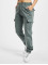 Urban Classics Cargobroek Ladies High Waist grijs