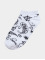 Urban Classics Chaussettes Bandana Pattern No Show blanc