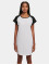 Urban Classics Dress Ladies Contrast Raglan white