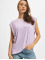 Urban Classics Hihattomat paidat Ladies Modal Padded Shoulder purpuranpunainen