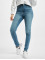 Urban Classics Høy midje Jeans Ladies High Waist blå