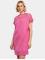 Urban Classics jurk Ladies Lace pink