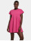 Urban Classics Kleid Ladies Organic Empire Valance pink