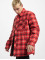 Urban Classics Lightweight Jacket Plaid Quilted red