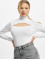 Urban Classics Longsleeve Ladies Cut-Out Turtleneck  wit