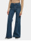 Urban Classics Loose Fit Jeans Ladies Vintage Flared Denim blau