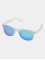 Urban Classics Lunettes de soleil Likoma Mirror blanc