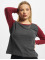 Urban Classics Maglietta a manica lunga Ladies Contrast Raglan grigio