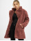 Urban Classics Manteau Ladies Oversized Sherpa rouge