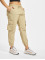 Urban Classics Pantalon cargo Ladies High Waist Crinkle Nylon brun
