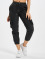 Urban Classics Pantalon cargo Ladies High Waist Crinkle Nylon noir