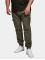 Urban Classics Pantalon cargo Aop Glencheck olive