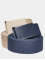 Urban Classics Paski Colored Buckle Canvas 2-Pack bezowy