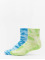 Urban Classics Ponožky Tie Dye Socks Short 2-Pack zelená