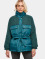 Urban Classics Puffer Jacket Ladies Sherpa Mix green