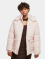Urban Classics Puffer Jacket Ladies Waisted rosa