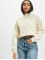 Urban Classics Pullover Ladies Cropped Oversized High Neck beige