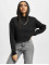 Urban Classics Pullover Ladies Cropped Oversized High Neck black