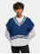 Urban Classics Puserot Ladies Cropped Knit College Slipover sininen