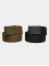 Urban Classics riem Colored Buckle Canvas 2-Pack zwart