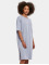 Urban Classics Robe Ladies Organic Oversized Slit Tee bleu