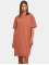 Urban Classics Robe Ladies Organic Oversized Slit Tee brun
