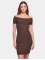 Urban Classics Robe Off Shoulder Rib brun