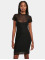 Urban Classics Robe Ladies Mesh Double Layer noir