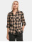 Urban Classics Shirt Ladies Turnup Checked Flanell black