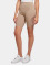 Urban Classics Short Ladies High Waist Lace Inset beige