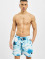 Urban Classics Short de bain Pattern  bleu