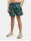 Urban Classics Short de bain Pattern vert
