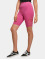 Urban Classics shorts Ladies High Waist Lace Inset pink