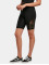 Urban Classics Shorts Ladies High Waist Lace Inset Cycle schwarz