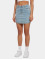 Urban Classics Skirt Ladies Organic Stretch Denim Mini blue