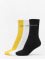 Urban Classics Sokker Wording Socks 3-Pack svart