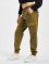 Urban Classics Spodnie Chino/Cargo Ladies High Waist Cargo  oliwkowy
