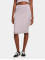 Urban Classics Sukně Ladies Rib Knit fialový