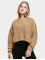 Urban Classics Sweat & Pull Ladies Wide Oversize beige