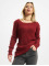 Urban Classics Sweat & Pull Ladies Long Wideneck rouge